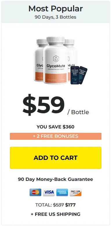 GlycoMute 3 bottle price